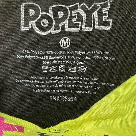 Popeye size M hooded tank top - Picture 5 of 5